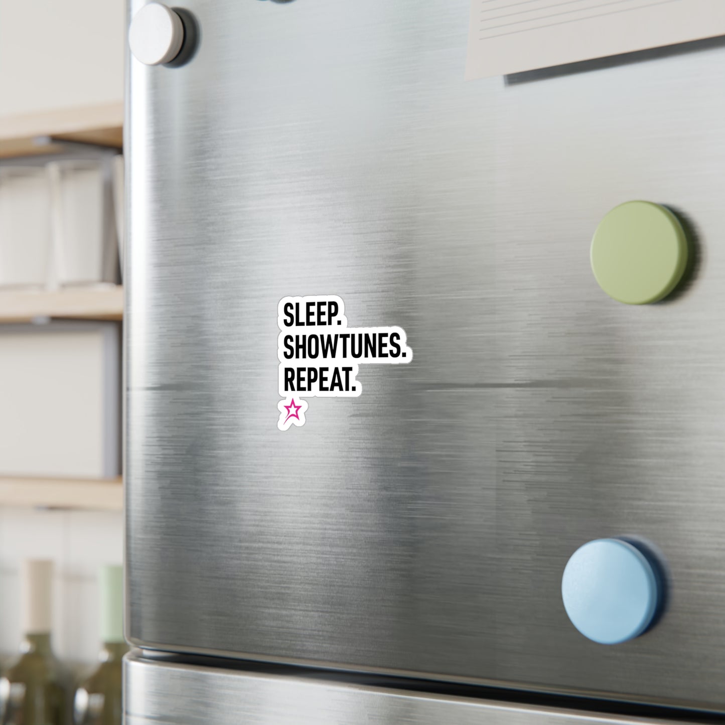 Sleep Showtunes Repeat sticker