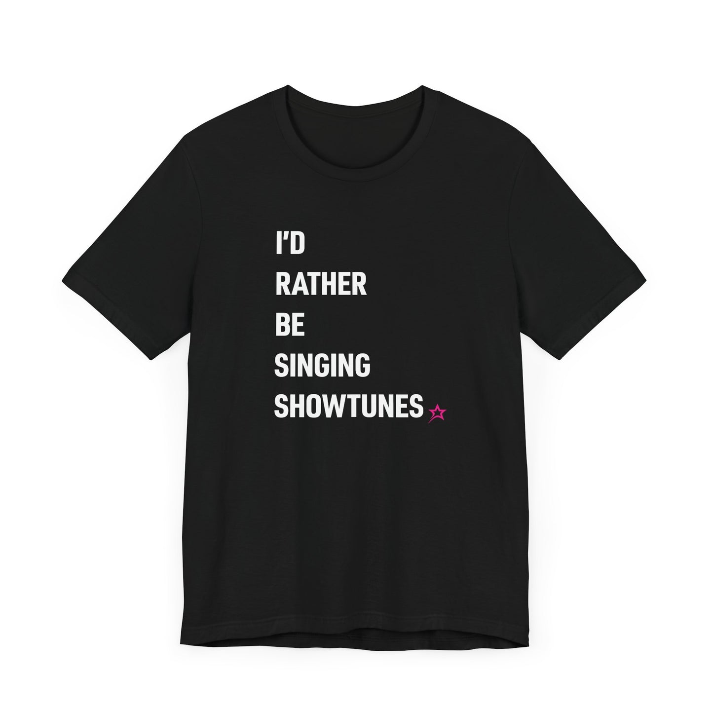 Singing Showtunes tee