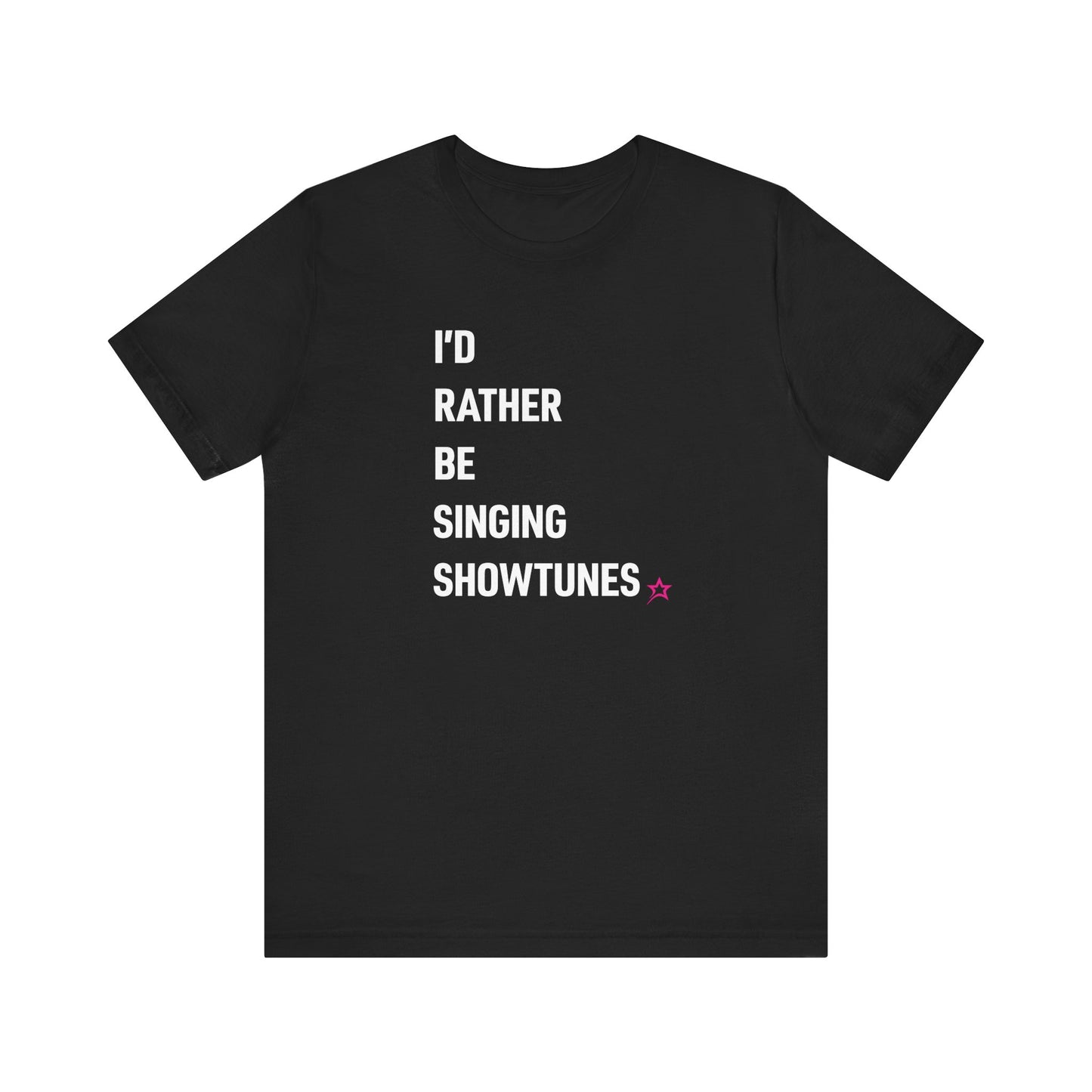 Singing Showtunes tee