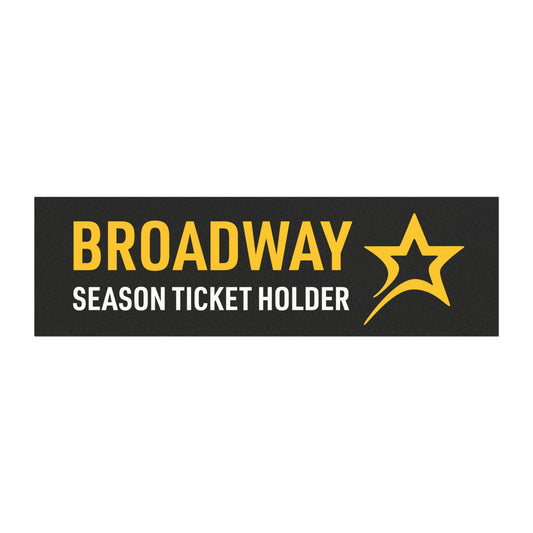 Broadway Season Ticket Holder car magnet