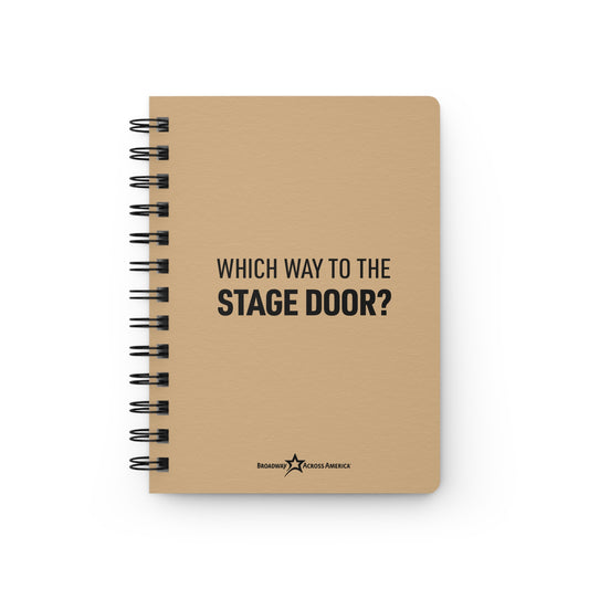 Stage Door autograph notebook