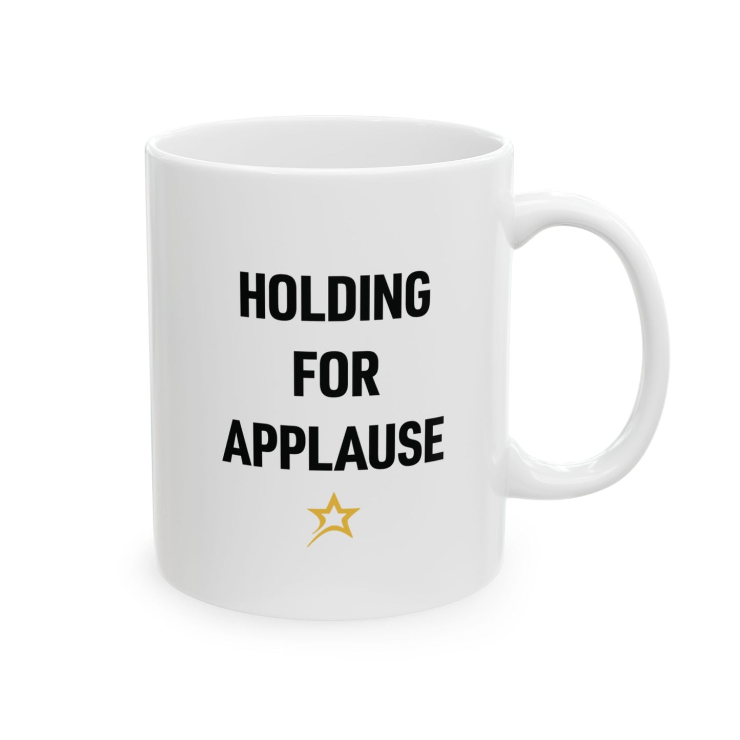 Holding for Applause mug