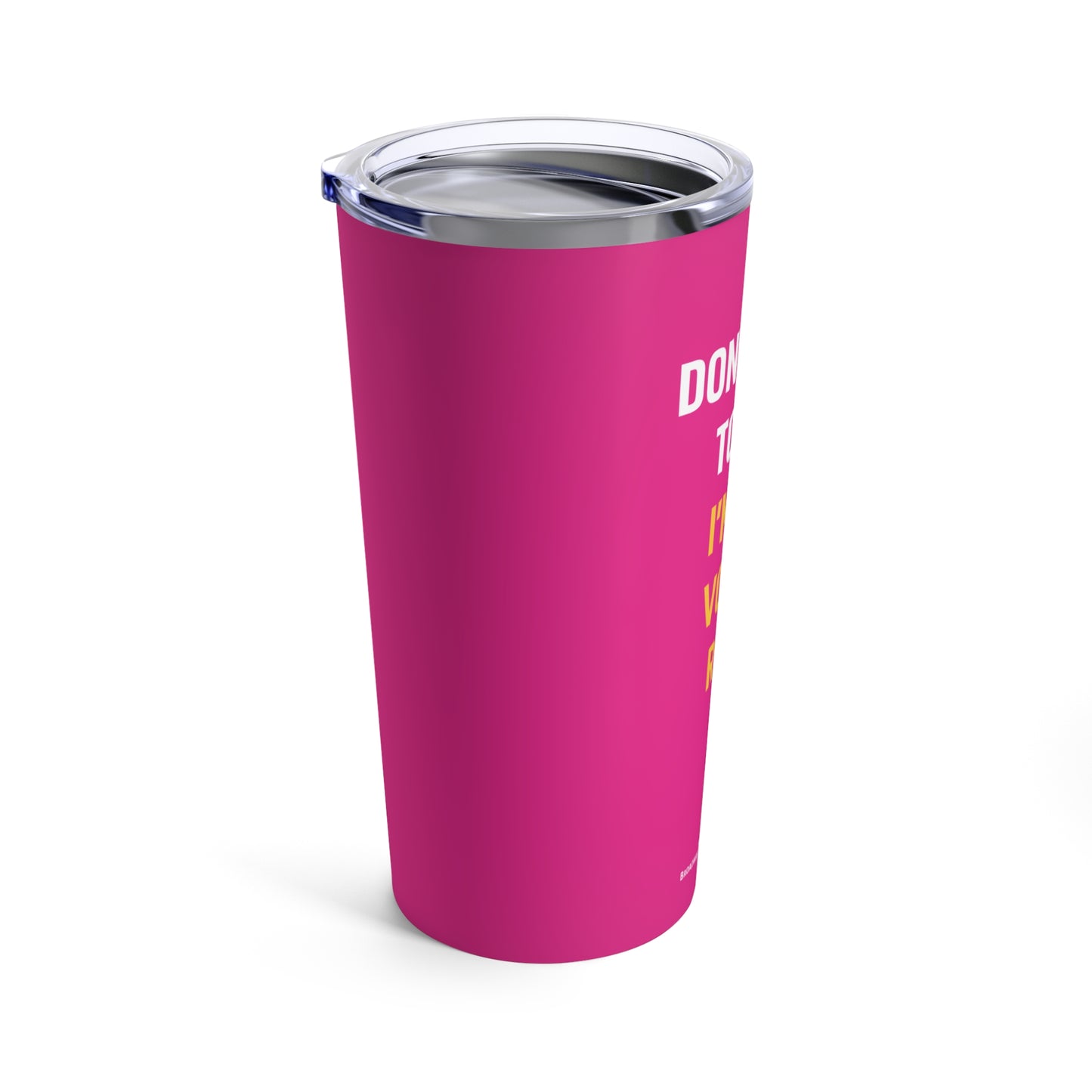 Vocal Rest tumbler